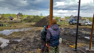 Заказать монтаж винтовых свай в Нефтеюганск - цена под ключ с доставкой от 1875 шт
