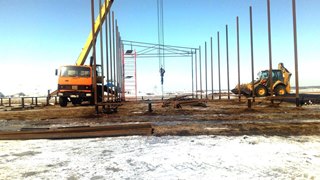 Аренда экскаватора погрузчика с ямобуром в Нефтеюганск цена от 1562 руб